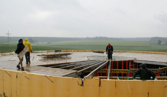 Passgenaue Deckenschalung, einfach zu verlegen